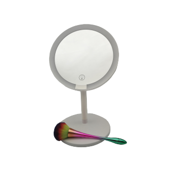 LED desktop handheld cosmético iluminado espelho de maquiagem